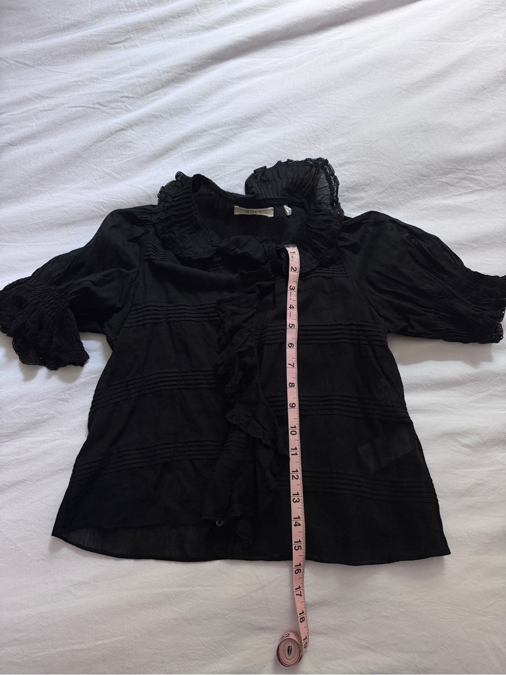 Doen Black Basalm Top - Picture 6 of 6